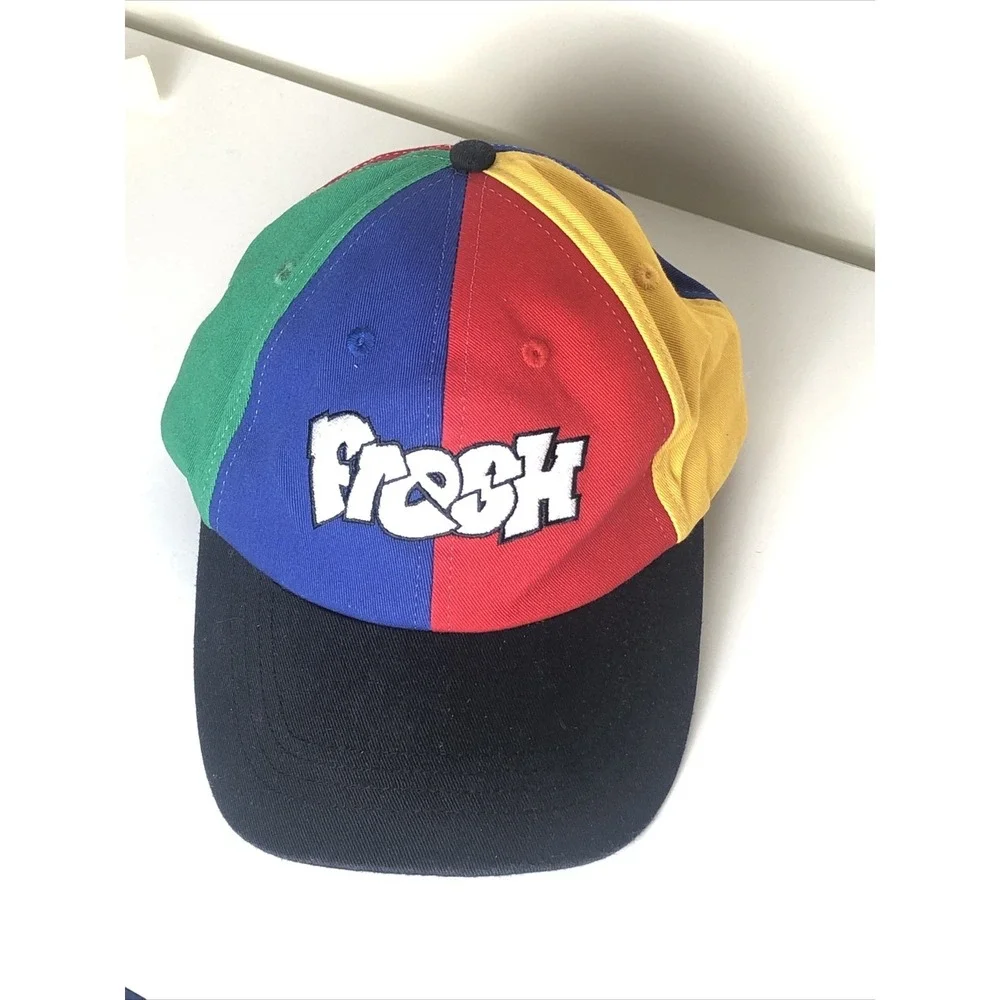Unbranded Rainbow Colors 'Fresh' Adjustable Baseball Hat Cap Adult